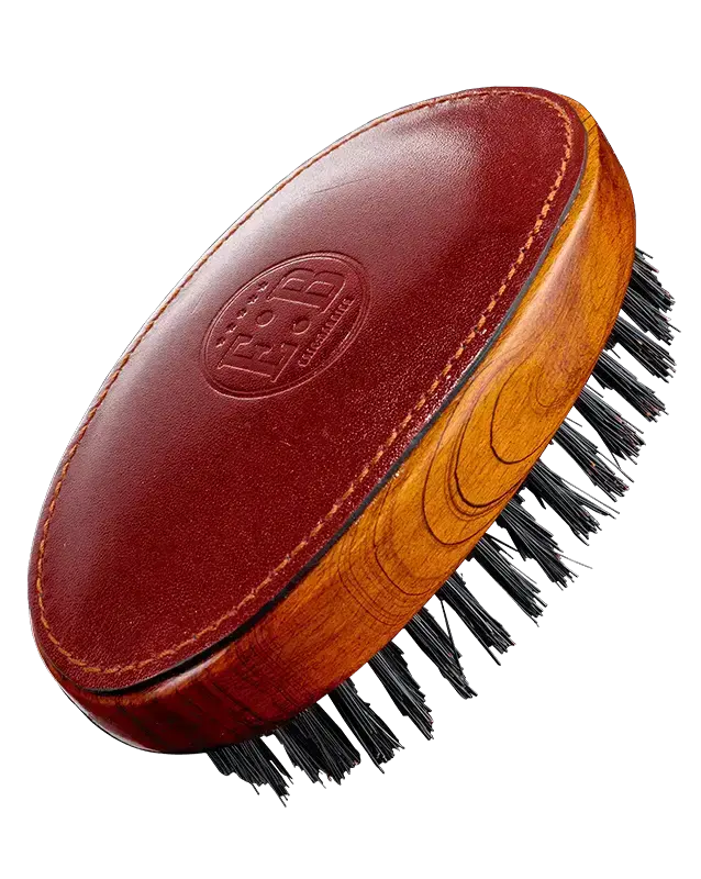 Bart- & Haarbürste Classico rot – Eric:Barbier